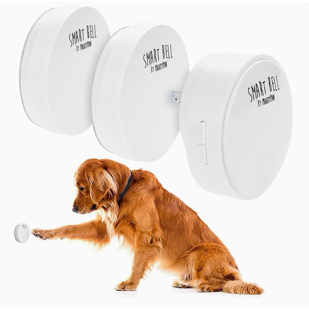 Mighty Paw Smart Bell 2.0 (2 Button Pack) - Wireless Electronic Dog Doorbell